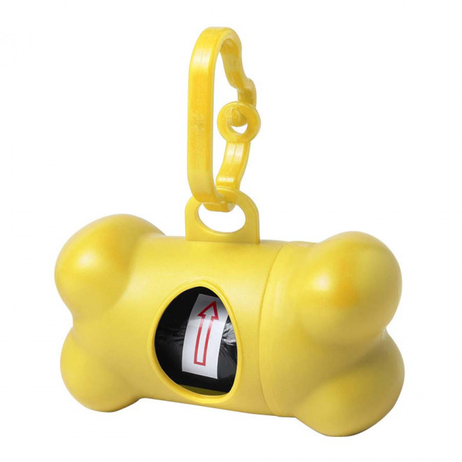 DISTRIBUTEUR DE SACS PERSONNALISÉ 'SORA' - jaune