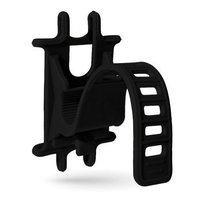 SUPPORT DE TÉLÉPHONE PERSONNALISABLE 'EQIP' - noir