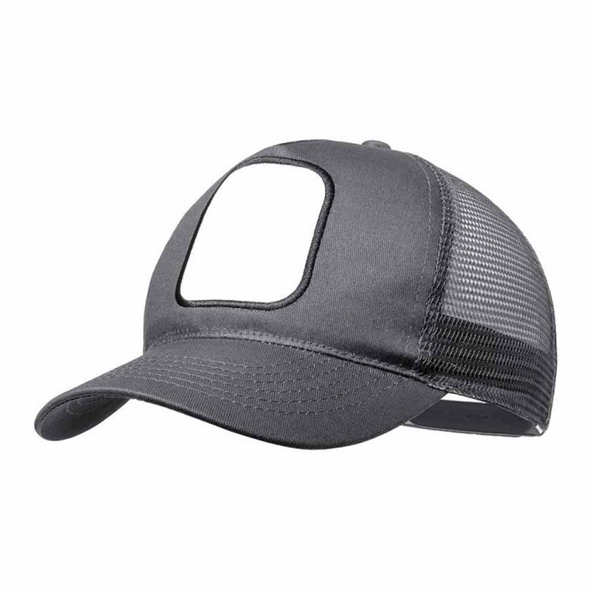 CASQUETTE PERSONNALISÉE TRUCKER 'BULLY' - gris