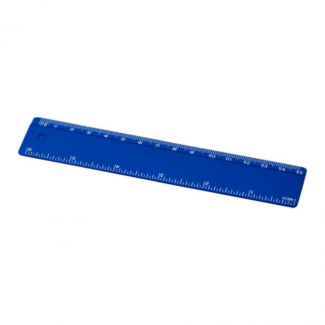 RÈGLE PERSONNALISÉE EN PLASTIQUE RIGIDE 15 CM 'RULER' - bleu