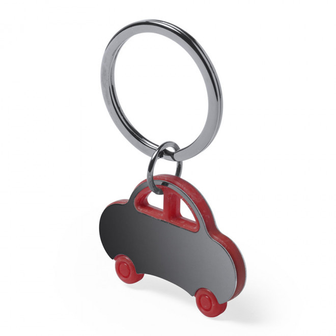 PORTE-CLES PUBLICITAIRE 'AUTOCOLOR' - rouge