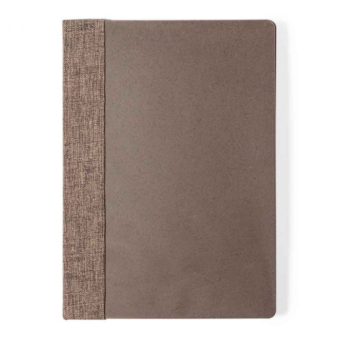 CARNET PERSONNALISABLE A5 'COFFI' - marron