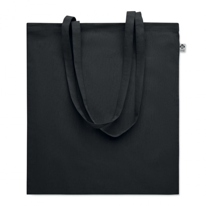 SAC SHOPPING PERSONNALISÉ EN COTON 180 GR 'SUNDO BIO' - noir