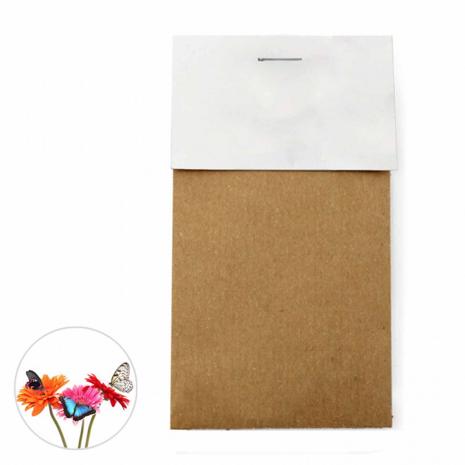 SACHET DE GRAINES PERSONNALISABLE 'SEKIAS' - mélange de fleurs à papillons et melifères