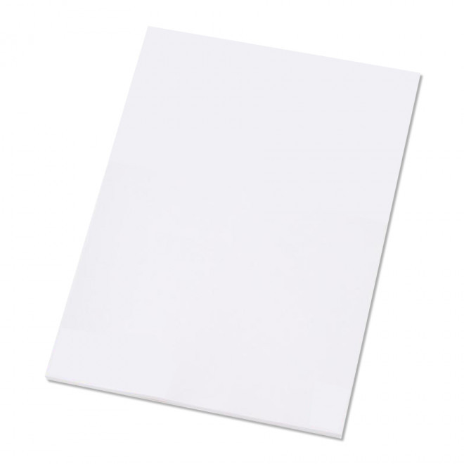 BLOC-NOTES PERSONNALISABLE A4 'GORDON RECYCLE' - blanc