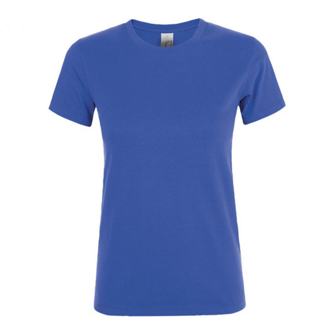 TEE-SHIRT PUBLICITAIRE FEMME 'REGENT' - EXPÉDITION RAPIDE 4J - bleu roy
