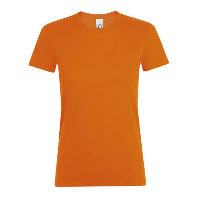 TEE-SHIRT PUBLICITAIRE FEMME 'REGENT' - EXPÉDITION RAPIDE 4J - orange