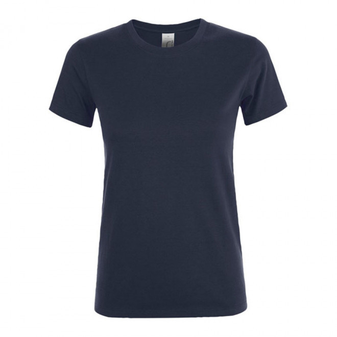 TEE-SHIRT PUBLICITAIRE FEMME 'REGENT' - EXPÉDITION RAPIDE 4J - marine