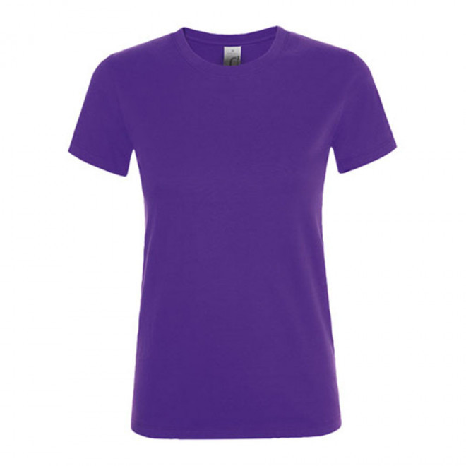 TEE-SHIRT PUBLICITAIRE FEMME 'REGENT' - EXPÉDITION RAPIDE 4J - violet fonce