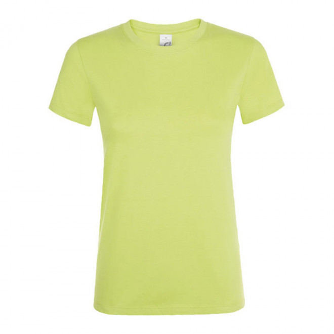 TEE-SHIRT PUBLICITAIRE FEMME 'REGENT' - EXPÉDITION RAPIDE 4J - apple green
