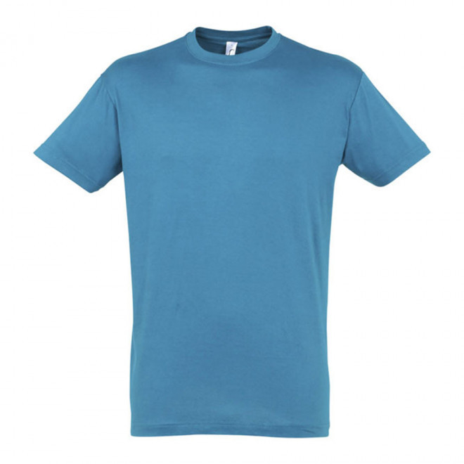 TEE-SHIRT PUBLICITAIRE HOMME 'REGENT' - EXPÉDITION EXPRESS 4 JOURS - aqua