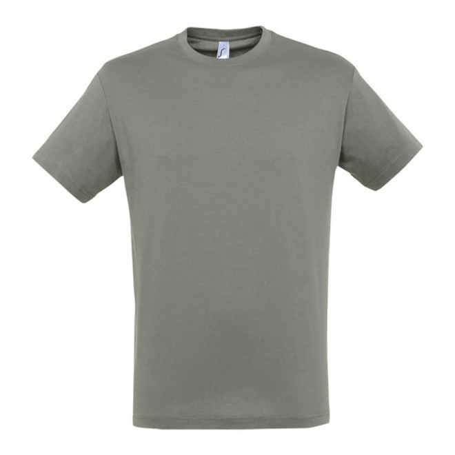 TEE-SHIRT PUBLICITAIRE HOMME 'REGENT' - EXPÉDITION EXPRESS 4 JOURS - zinc