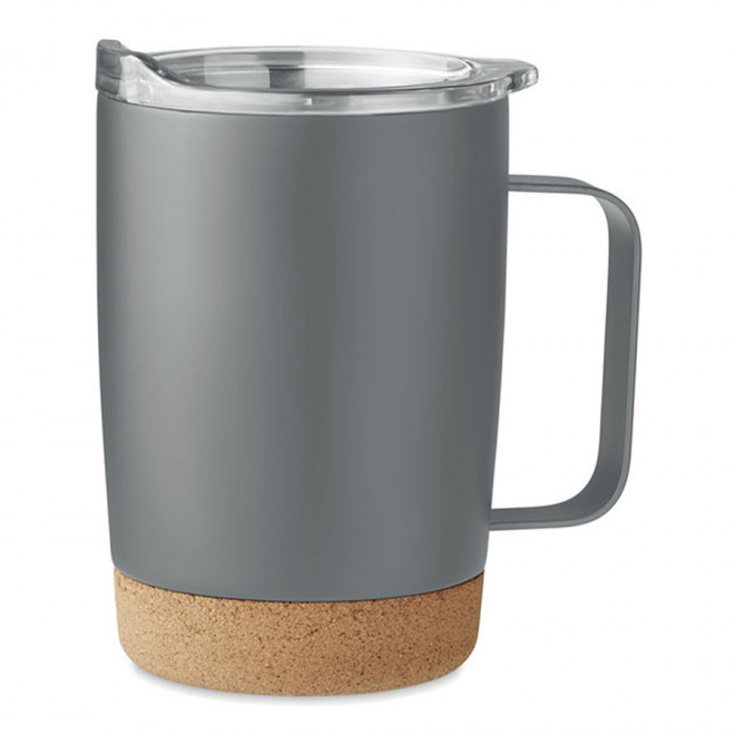 MUG PUBLICITAIRE EN ACIER 'ELVI' - gris