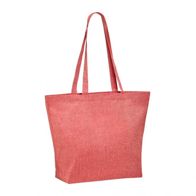 SAC CABAS PERSONNALISE  'LOROTI' - rouge chiné
