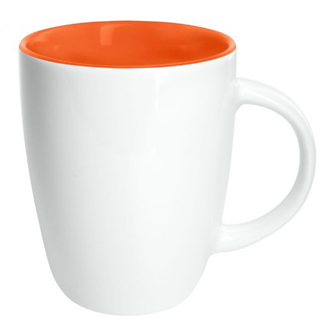 MUG EN PORCELAINE PERSONNALISABLE 250 ML 'COLBA' - orange