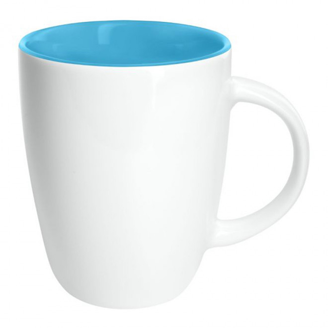 MUG EN PORCELAINE PERSONNALISABLE 250 ML 'COLBA' - bleu clair