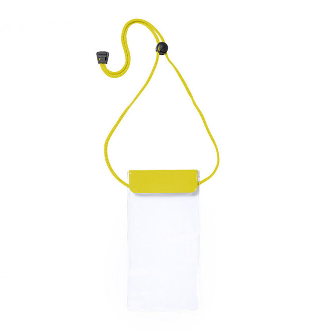 POCHETTE ETANCHE PERSONNALISABLE 'PORTA' - jaune