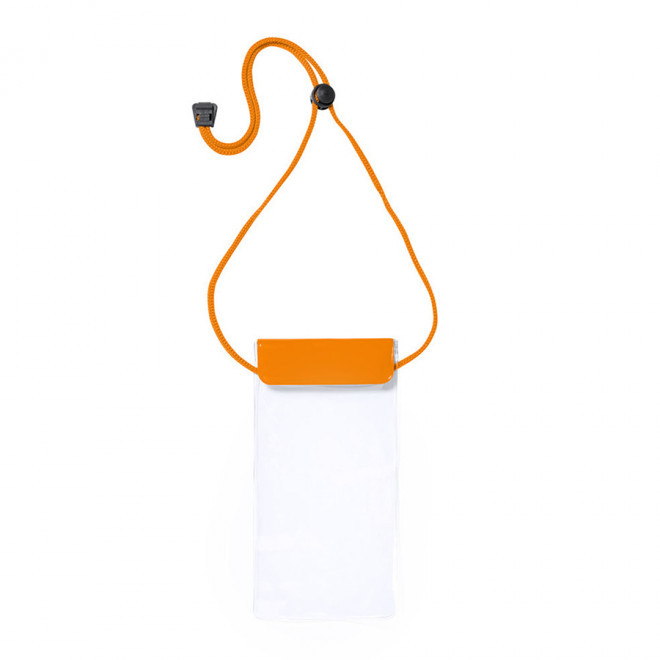 POCHETTE ETANCHE PERSONNALISABLE 'PORTA' - orange