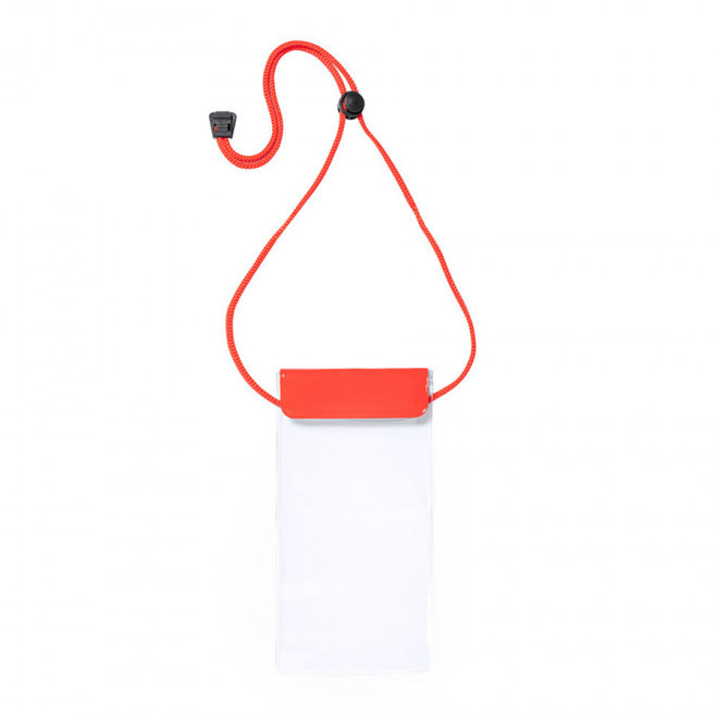 POCHETTE ETANCHE PERSONNALISABLE 'PORTA' - rouge