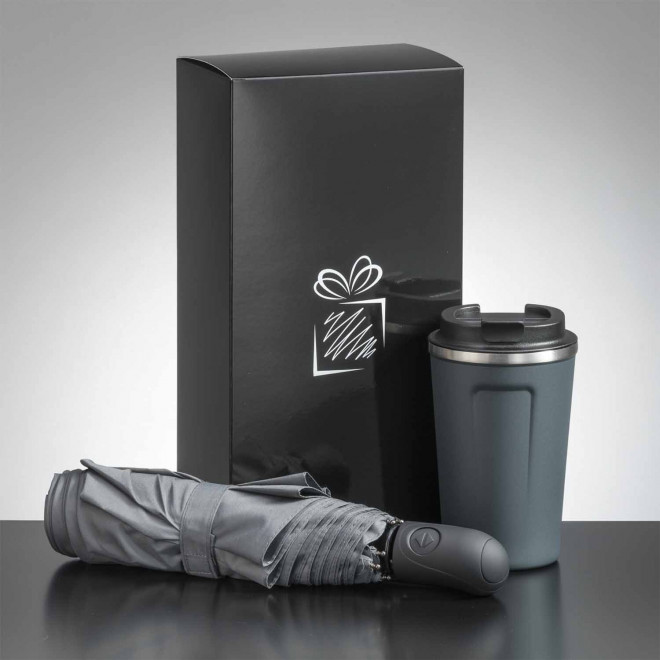 SET DE VOYAGE PERSONNALISABLE 'TRAVELLY' - gris