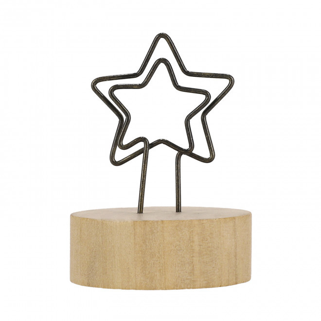 PORTE PHOTO NOEL PERSONNALISABLE 'BRIGHTOU' - etoile