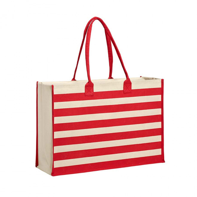 SAC EN COTON ZIPPE PERSONNALISABLE 'CLIZA' - rouge