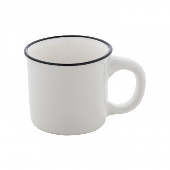 TASSE EXPRESSO 90ML PERSONNALISABLE 'RONSIO MINI' - blanc
