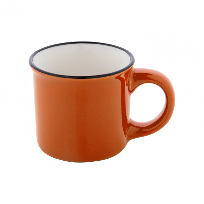 TASSE EXPRESSO 90ML PERSONNALISABLE 'RONSIO MINI' - orange