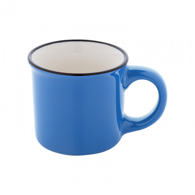 TASSE EXPRESSO 90ML PERSONNALISABLE 'RONSIO MINI' - bleu clair