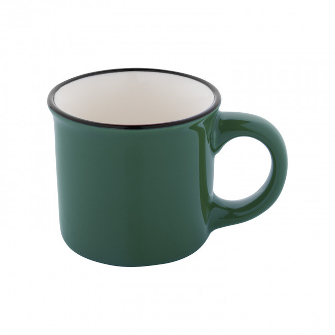TASSE EXPRESSO 90ML PERSONNALISABLE 'RONSIO MINI' - vert foncé