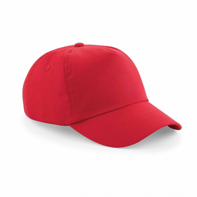 CASQUETTE 5 PANS PERSONNALISABLE 'JITTA' - rouge vif