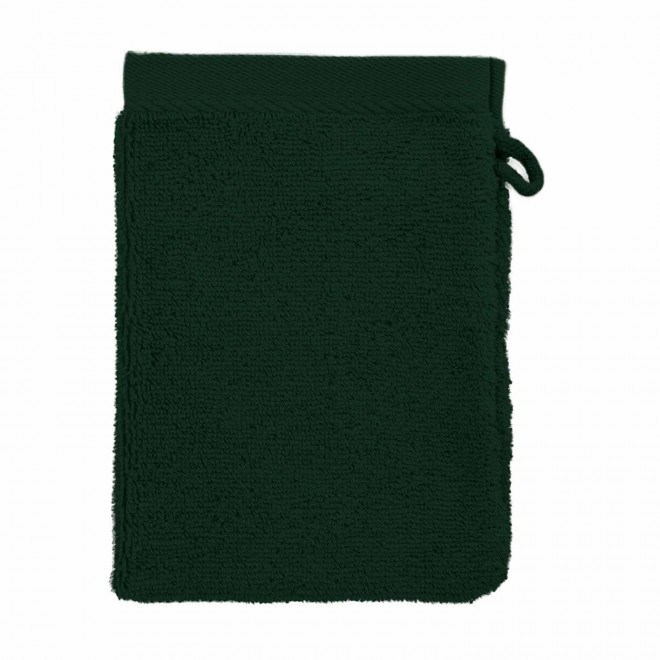 GANT DE TOILETTE EN COTON PERSONNALISABLE 'PITOU' - vert foncé