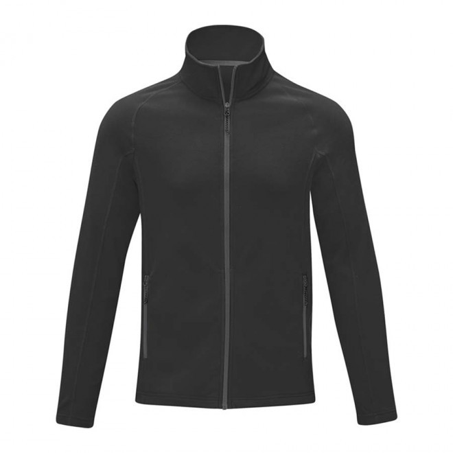 VESTE POLAIRE PERSONNALISABLE HOMME 'ZELIA' RAPIDE 4J - noir