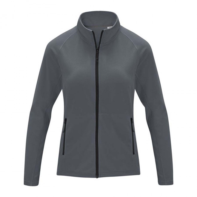 VESTE POLAIRE PERSONNALISABLE FEMME 'ZELIA' RAPIDE 4 JOURS - gris