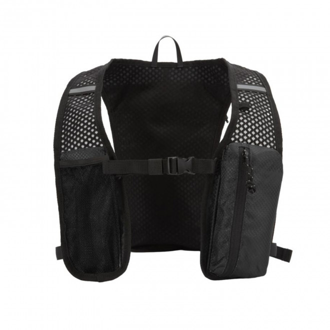 GILET DE COURSE PERSONNALISABLE 'ALEXO' - noir