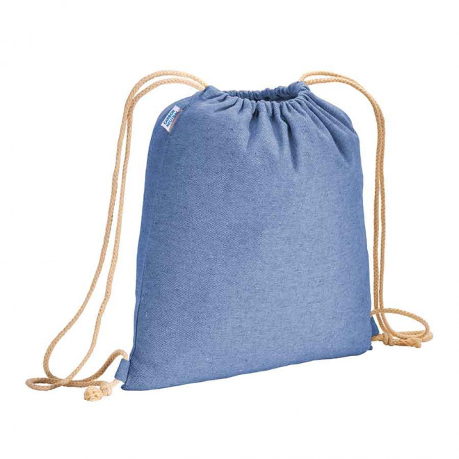 SAC A DOS PERSONNALISABLE CARBONE NEUTRE 'BAZZANO' - bleu