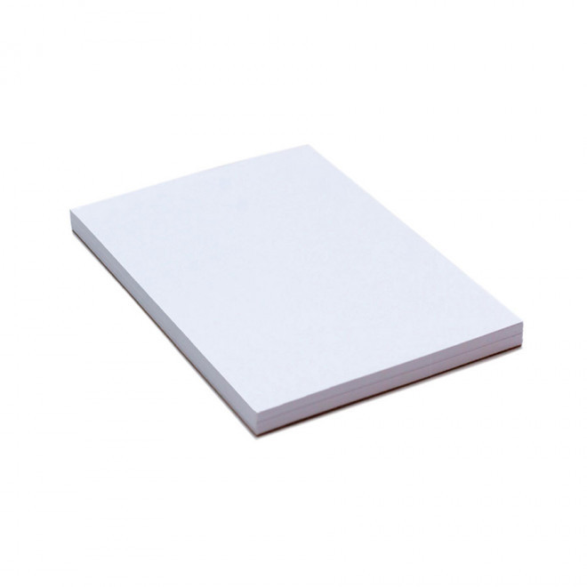 BLOC-NOTES PUBLICITAIRE ENCOLLE A6 'COZILE' - blanc