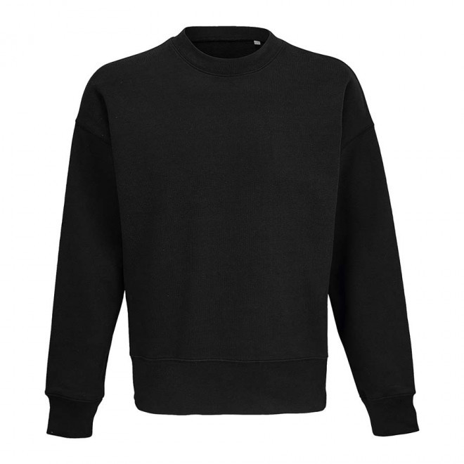 SWEAT PERSONNALISE COL ROND MIXTE 'AUTHENTIC' - noir