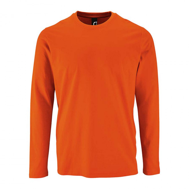 TEE-SHIRT PERSONNALISABLE HOMME ML 'IMPERIAL LSL' - orange