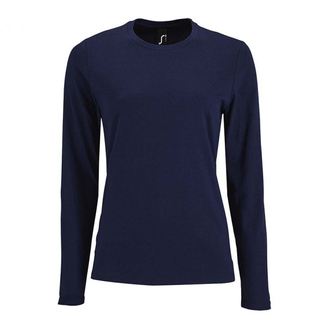 TEE-SHIRT PERSONNALISABLE FEMME ML 'IMPERIAL LSL' - french marine