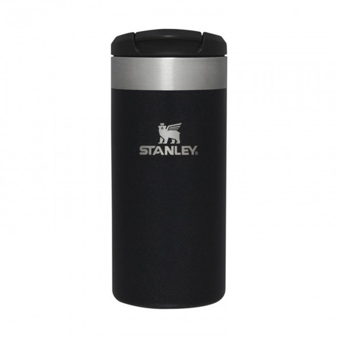 MUG ISOTHERME STANLEY 350ML PERSONNALISABLE  'AEROLIGHT' - noir