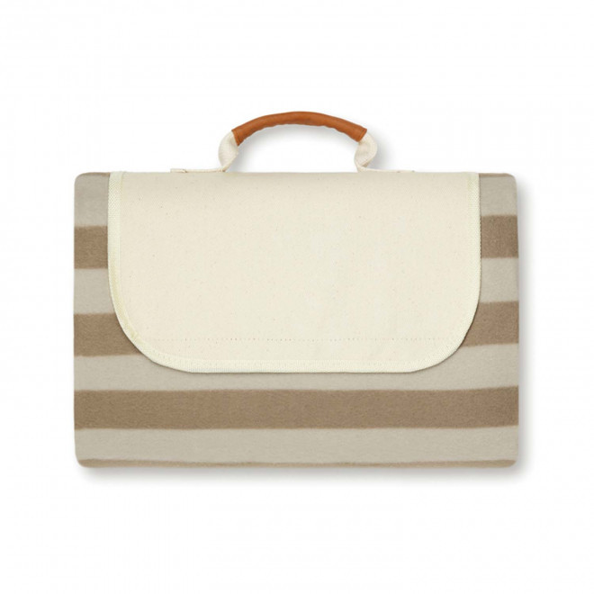 COUVERTURE DE PIQUE-NIQUE PERSONNALISEE 'LIONI' - marron