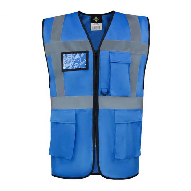 GILET DE SECURITE PERSONNALISABLE 'BERLIN' - bleu