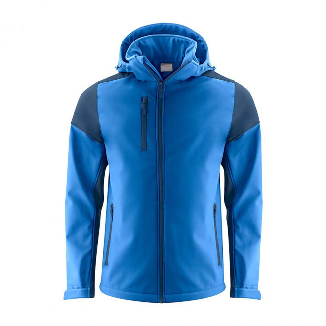 SOFTSHELL PERSONNALISABLE HOMME RPET 'PRIME SOFT' - cobalt/marine