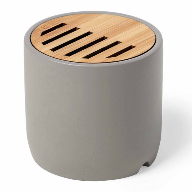 ENCEINTE PERSONNALISEE 3W BAMBOU CIMENT 'ELEG CIMENT' - gris