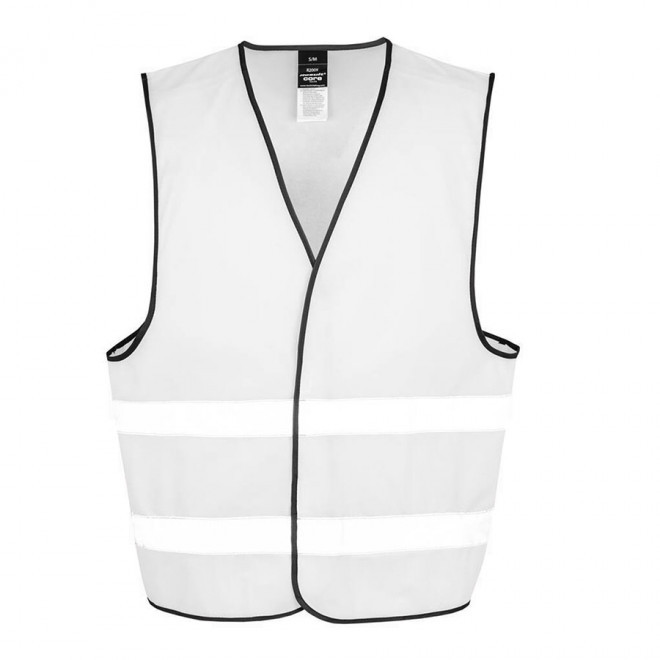 GILET VISIBILITE PERSONNALISABLE 'ARMILLA' 72H - blanc