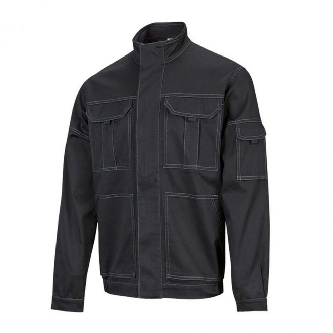 BLOUSON STRETCH PERSONNALISE 'AMANDO' - black