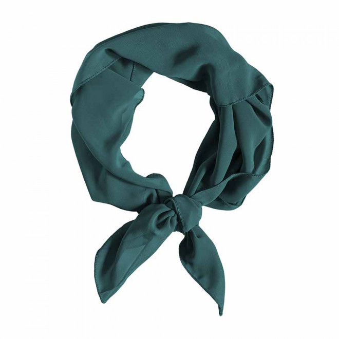 FOULARD PERSONNALISABLE 'ALLEMA' - bleu pétrole