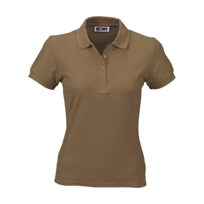 POLO PUBLICITAIRE FEMME 'PEOPLE' COULEUR 210 GR/M² - chocolat