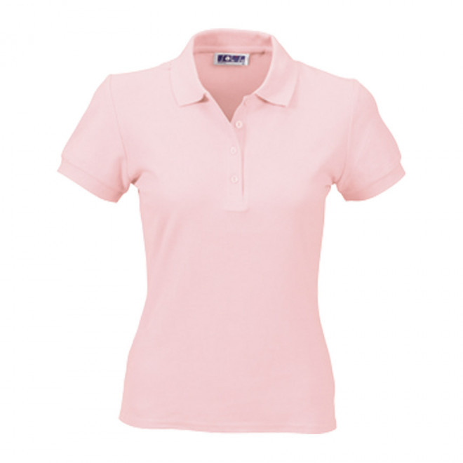 POLO PUBLICITAIRE FEMME 'PEOPLE' COULEUR 210 GR/M² - rose pâle